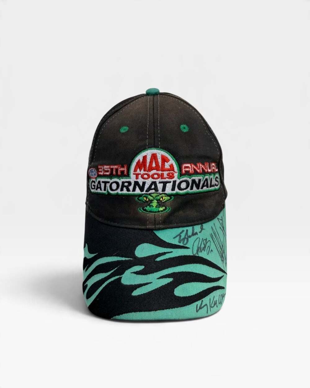 Vintage 2004 NHRA 35th Annual MAC Tools Gatornationals Multi-Signed Racing Hat